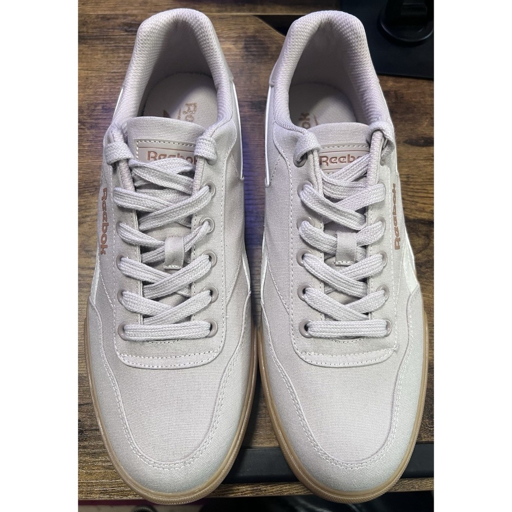 Size 10, Reebok Club C Sneaker Shoe Men's Beige Chalk White Rubber Gum Skate